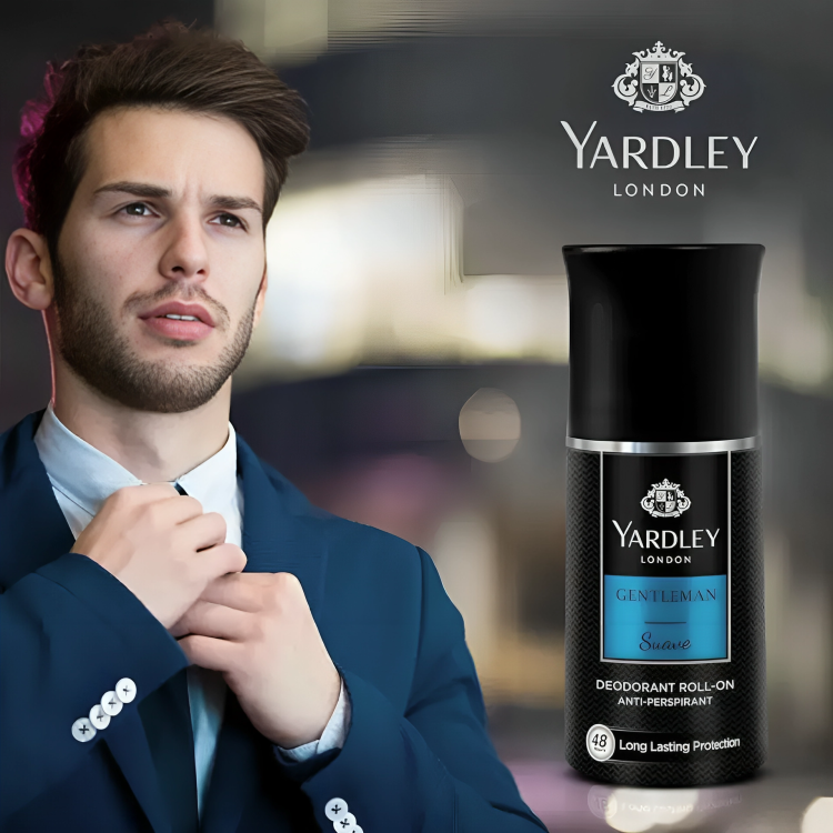 International UAE product Deodorant Roll on Yardley GENTLEMAN suave used for male - 50 ml