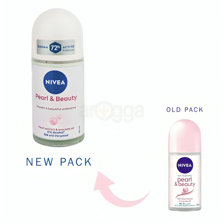 NIVEA Pearl & Beauty Roll-On – 50ml
