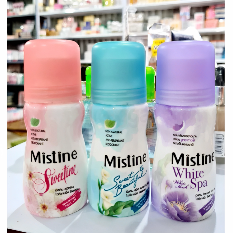 MISTINE WHITE SPA WHITENING ROLL ON PLUS VITAMIN A 35ML
