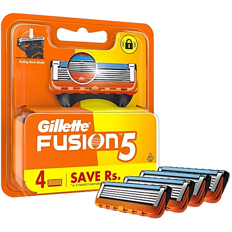 Gillette Fusion5 Razor Cartridge – Pack of 4