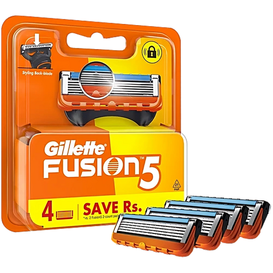 Gillette Fusion5 Razor Cartridge – Pack of 4