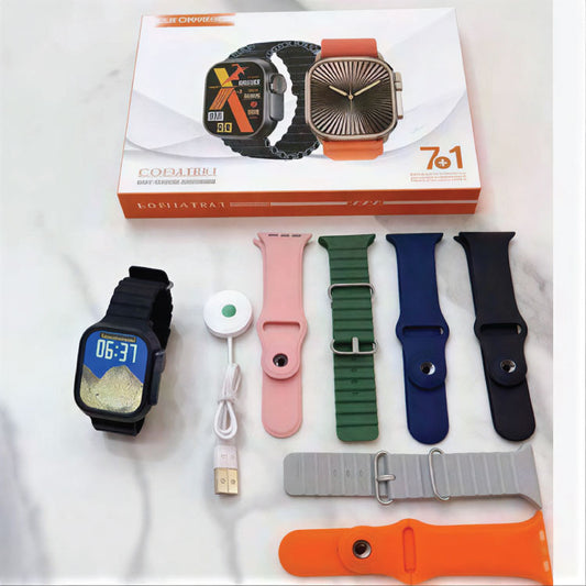 ⌚ Keqiwear KW 28 Ultra 3 Smartwatch with 8 belt