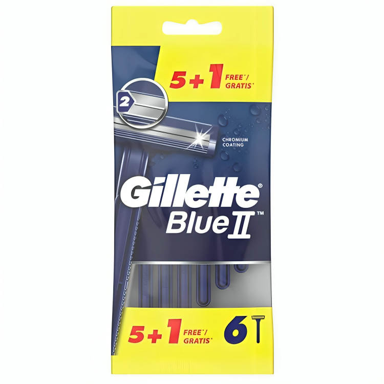 Gillette Blue 2 Razor(5 plus 1)