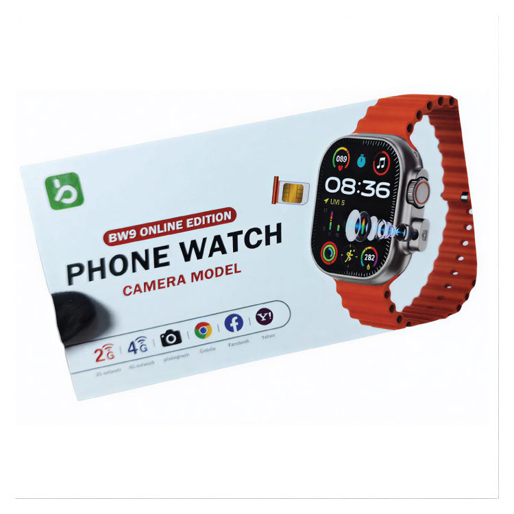 BW9 4G SIM Card Camera Smartwatch