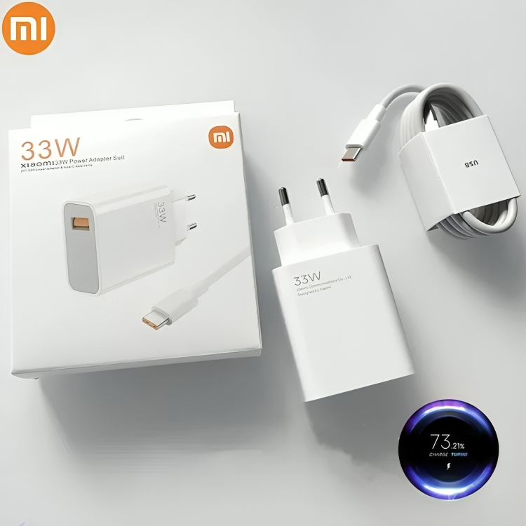 Xiaomi 33W Power Adapter Suit with Type-C Cable