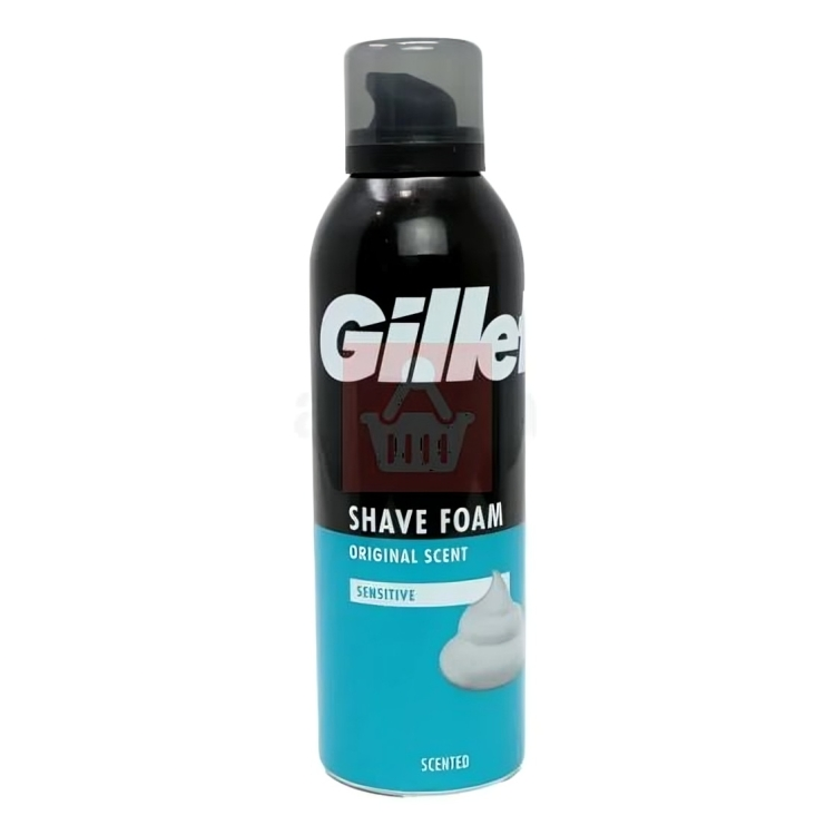 Gillette Saving Foam (Regular,Sensitive,Menthol) 198(200ml)