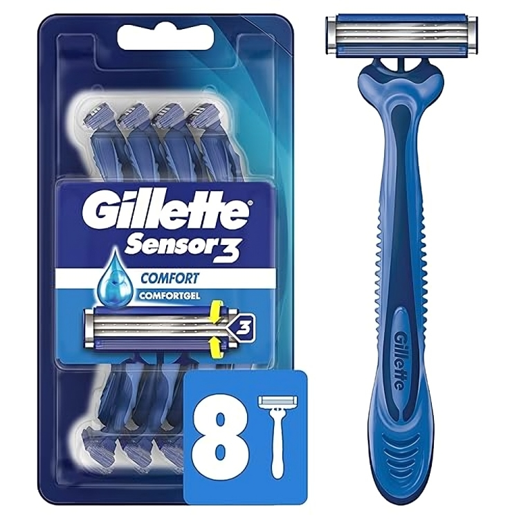 International Germany Product Gillette Blu 3 Saving Razor For Men