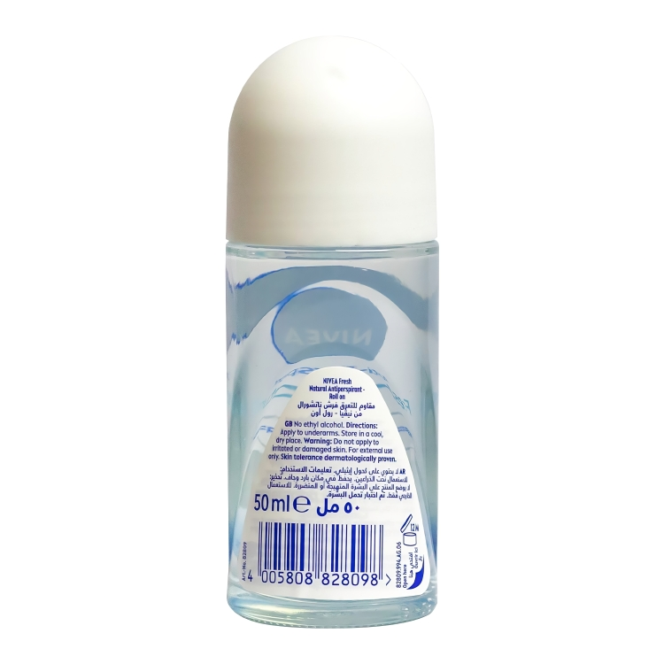 NIVEA Roll-On Antiperspirant Fresh Natural – 50ml