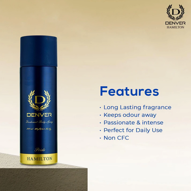 International Indian Products DENVER PRIDE BODY SPRAY – 165 ML