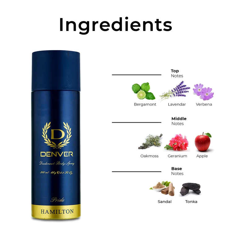 International Indian Products DENVER PRIDE BODY SPRAY – 165 ML