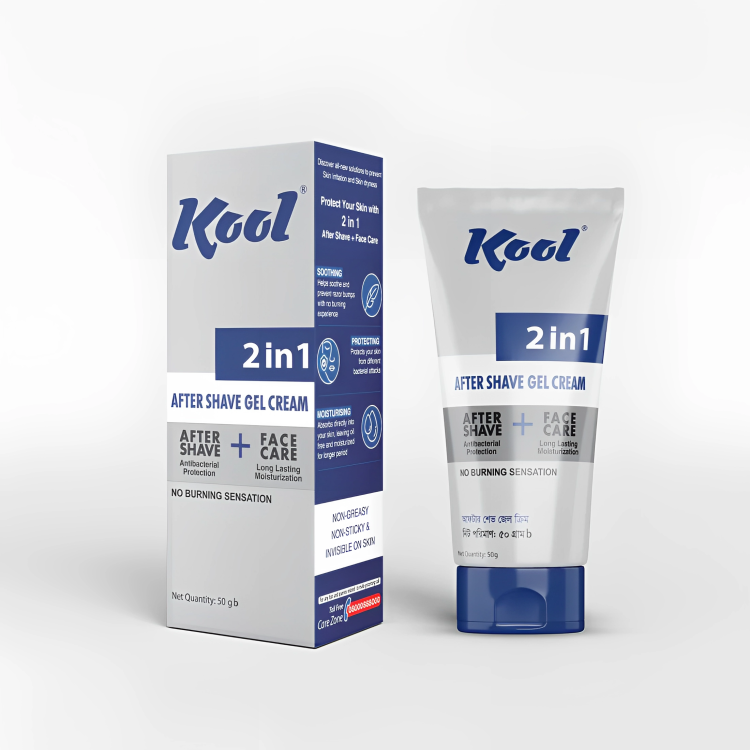 Kool 2 in 1 After Shave Gel Cream 50 gm