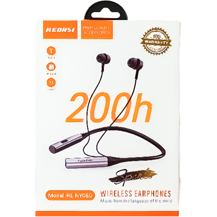 Recrsi wireless Neckband Bluetooth Earphone RE-NY060