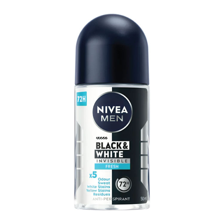 NIVEA Men Black & White Roll-On – 50ml