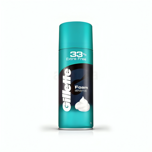 Gillette Saving Foam (Regular,Sensitive) 418g