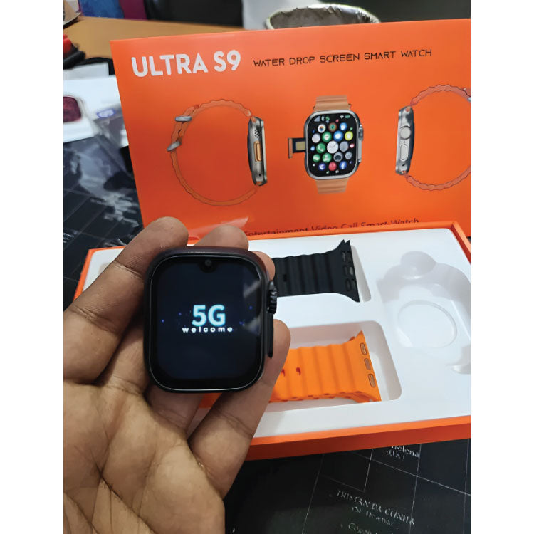 Ultra S9 Duel Camera 5G Smart Watch 2.08 inch Waterdrop