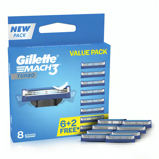 Gillette Mach3 Turbo Razor Cartridge – Pack of 2
