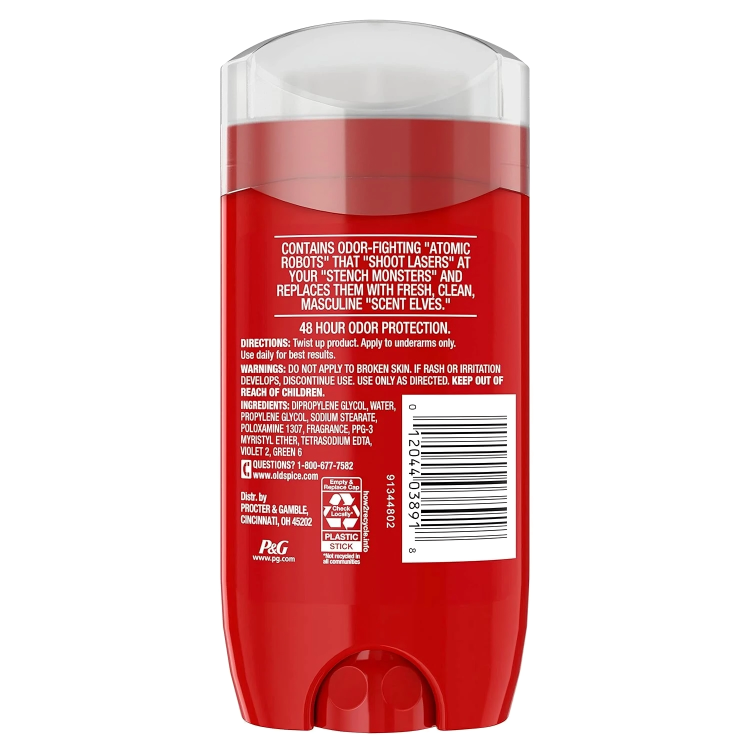 Old Spice Pure Sport Deodorant High Endurance Deodorant,85g